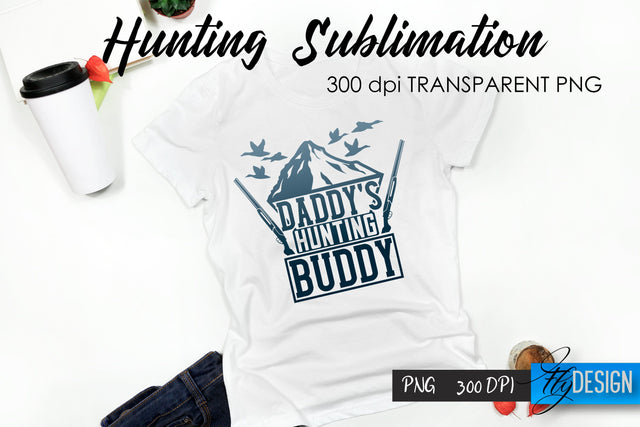 Hunting T-Shirt Sublimation. Hunter T-Shirt Design v.3 Sublimation Fly Design 