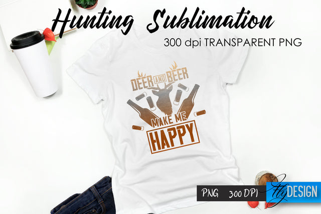 Hunting T-Shirt Sublimation. Hunter T-Shirt Design v.4 Sublimation Fly Design 