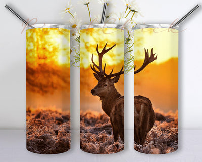 Hunting tumbler, Deer tumbler, 20oz Skinny Tumbler Sublimation Designs, Tumbler PNG Instant Download Sublimation PixelChick 
