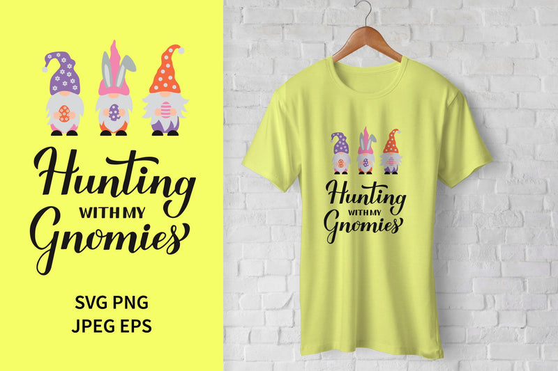 Hunting with my gnomies. Easter Gnomes SVG SVG LaBelezoka 