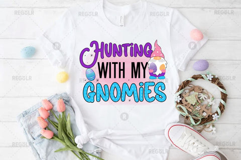 Hunting with my gnomies Sublimation PNG Sublimation Regulrcrative 