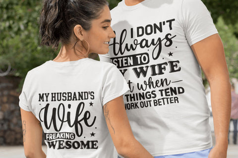 Husband and Wife Quotes Svg Bundle SVG Regulrcrative 