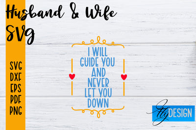 Husband and Wife SVG | Husband Quotes SVG | Wife Quotes Designs SVG Fly Design 