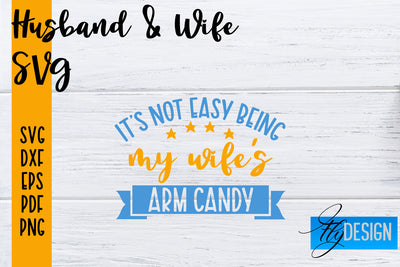 Husband and Wife SVG | Husband Quotes SVG | Wife Quotes Designs SVG Fly Design 