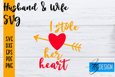 Husband and Wife SVG | Husband Quotes SVG | Wife Quotes Designs SVG Fly Design 