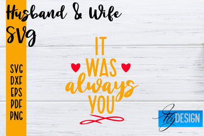 Husband and Wife SVG | Husband Quotes SVG | Wife Quotes Designs SVG Fly Design 
