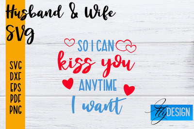 Husband and Wife SVG | Husband Quotes SVG | Wife Quotes Designs SVG Fly Design 