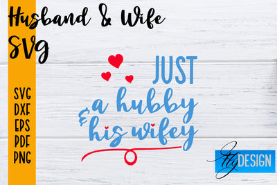Husband and Wife SVG | Husband Quotes SVG | Wife Quotes Designs SVG Fly Design 