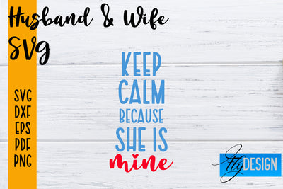 Husband and Wife SVG | Husband Quotes SVG | Wife Quotes Designs SVG Fly Design 