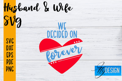 Husband and Wife SVG | Husband Quotes SVG | Wife Quotes Designs SVG Fly Design 