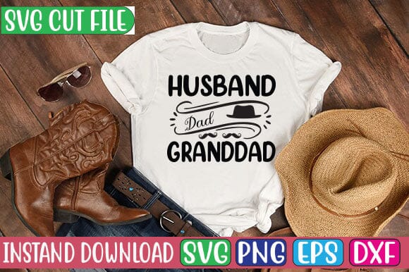 Husband Dad Granddad SVG Cut File SVG Studio Innate 