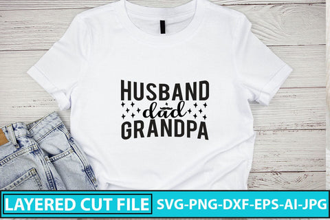 Husband Dad Grandpa SVG Cut File SVG Syaman 