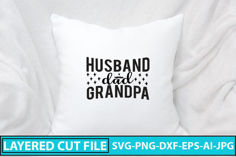 Husband Dad Grandpa SVG Cut File SVG Syaman 