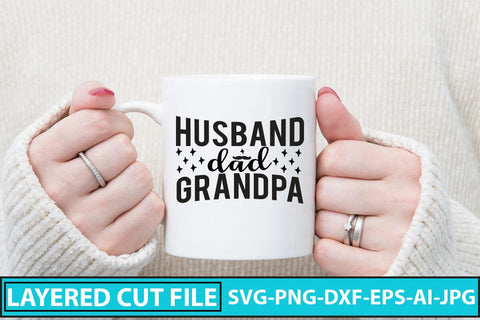 Husband Dad Grandpa SVG Cut File SVG Syaman 