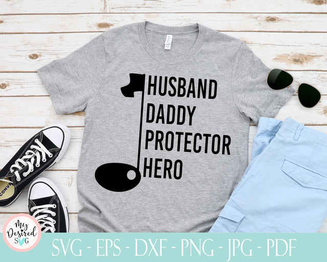 Husband Daddy Protector Hero SVG, Gaming Daddy svg, fathers day svg, dad svg, father's day svg, papa svg, daddy svg, SVG files for Cricut SVG MyDesiredSVG 