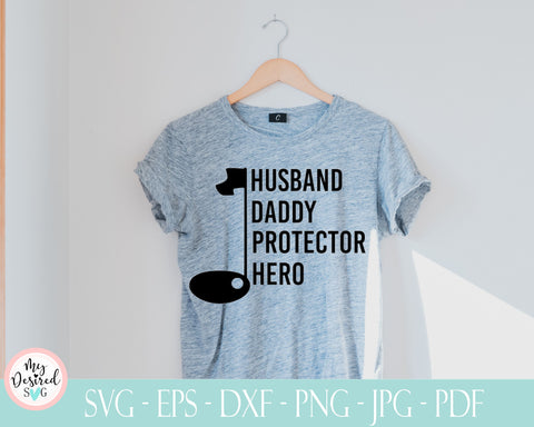 Husband Daddy Protector Hero SVG, Gaming Daddy svg, fathers day svg, dad svg, father's day svg, papa svg, daddy svg, SVG files for Cricut SVG MyDesiredSVG 