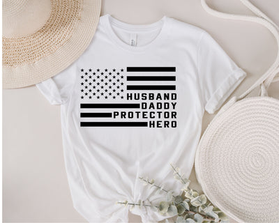 Husband Daddy Protector Hero SVG, Happy Father's Day SVG, DAD svg, dxf, png instant download, daddy svg, Dad Quotes svg, Father's Day svg SVG Fauz 
