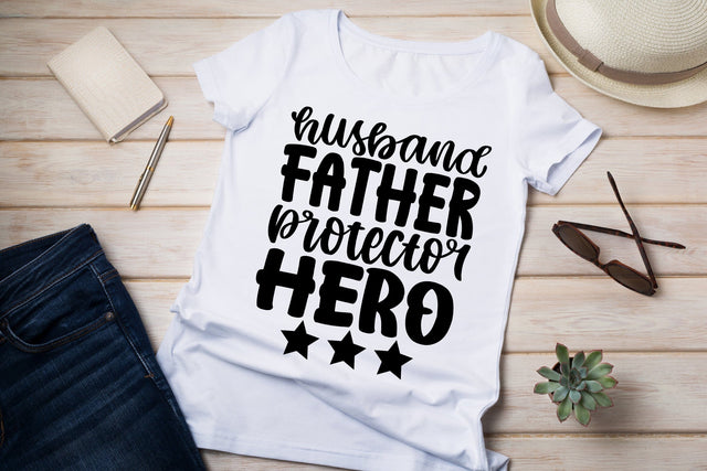 Husband Father Protector Hero SVG | Father's Day SVG Cut File SVG dapiyupi store 