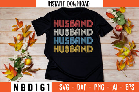 HUSBAND Retro Design SVG Nbd161 
