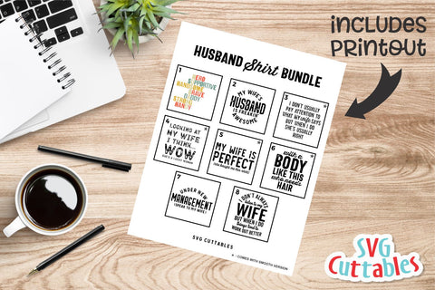 Husband Shirt svg Bundle - Men's svg- Funny Men's Shirt svg Bundle - Cut File - svg - dxf - eps - png - Silhouette - Cricut SVG Svg Cuttables 