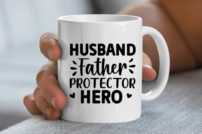 Husbend father protector SVG - So Fontsy