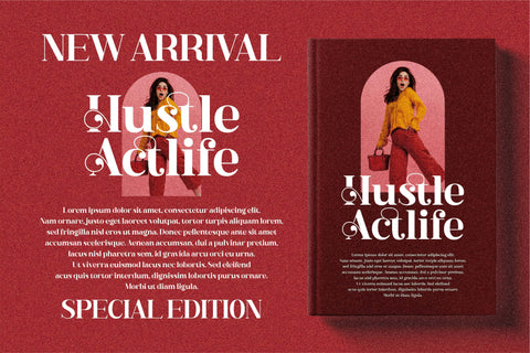 Hustle Actlife Font Letterena Studios 