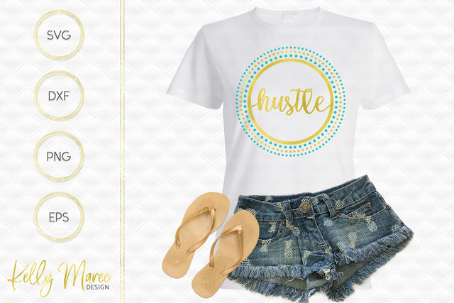 Hustle Dotted Circle Kelly Maree Design 