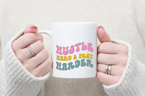 Hustle Hard & Pray Harder SVG SVG Rupkotha 
