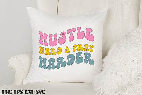 Hustle Hard & Pray Harder SVG SVG Rupkotha 