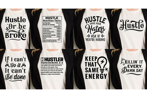 Hustle Quotes SVG bundle, Empowered women Cutting file SVG Paper Switch 