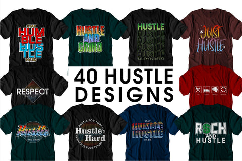 Hustle Slogan And Inspirational Quotes Typography SVG T shirt Designs Bundle, Tshirt Designs Sublimation Bundle SVG D2PUTRI, SVG BUNDLE, SUBLIMATION BUNDLE, T SHIRT DESIGNS BUNDLE 