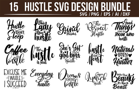 Hustle SVG Bundle file SVG orpitasn 