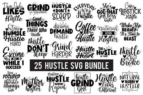 Hustle SVG Bundle SVG orpitasn 