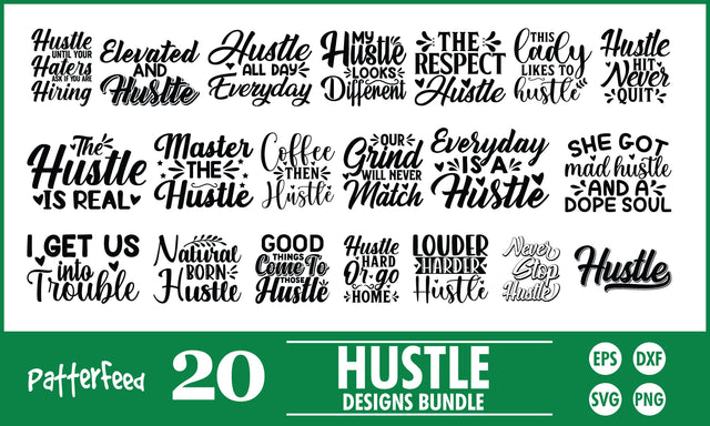 Hustle SVG Designs bundle SVG PatternFeed8 