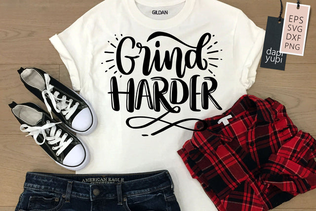 Hustle SVG Grind Harder Quotes SVG dapiyupi store 