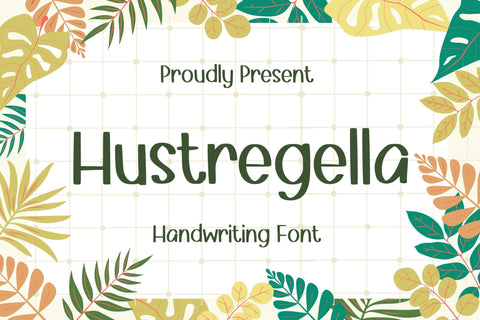 Hustregella Font Font Aisyah 