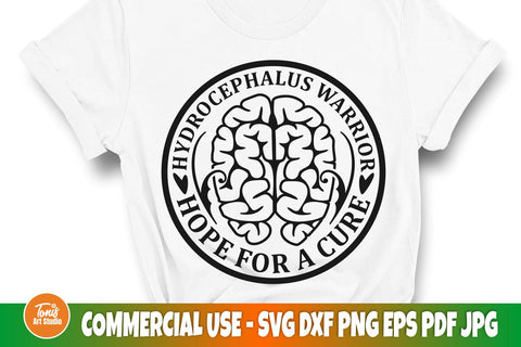 Hydrocephalus warrior SVG | Hope for a cure SVG | Awareness svg cut file SVG TonisArtStudio 