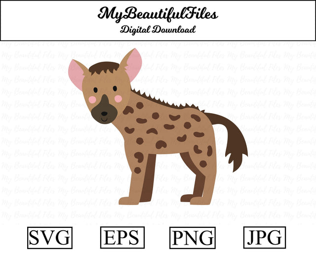 hyena - animal SVG MyBeautifulFiles 