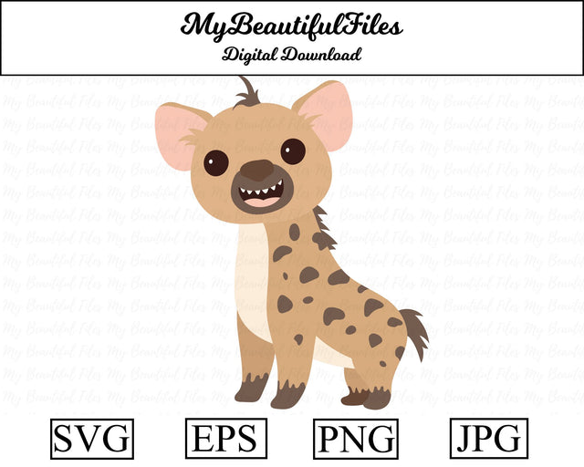 Hyena - Animal SVG MyBeautifulFiles 