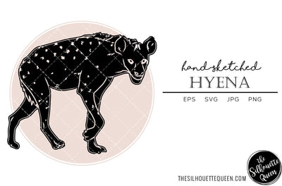 Hyena Sketch Vector SVG Loveleen Kaur 