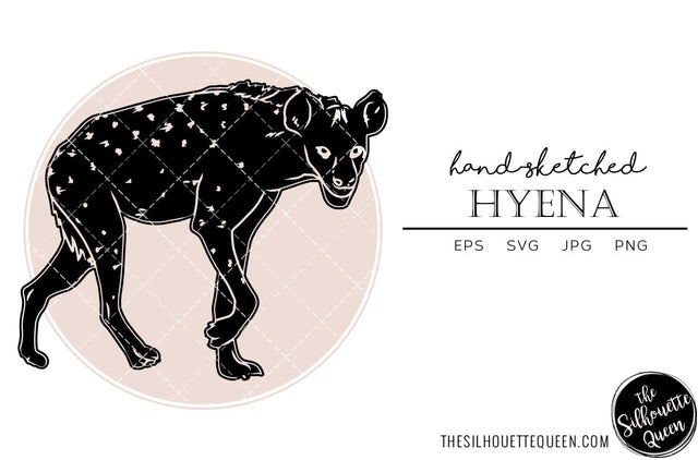 Hyena Sketch Vector SVG Loveleen Kaur 