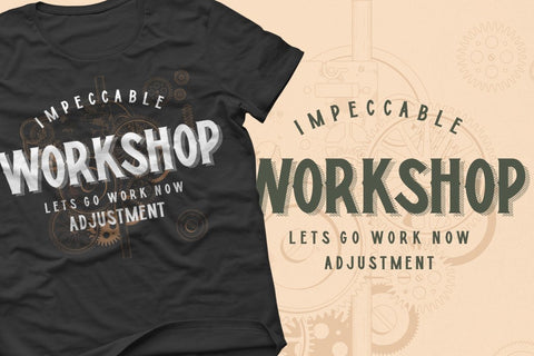 Hypebeast - Layered & Vintage Font Font Creatype Studio 