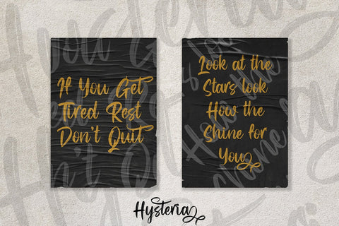 Hysteria - Stylish Script Font Font StringLabs 