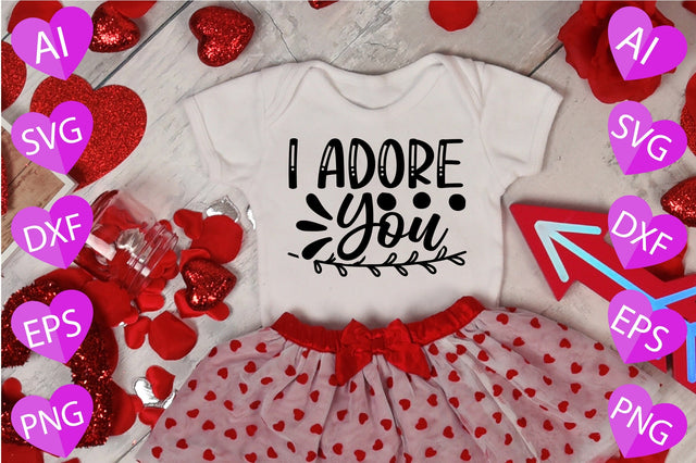 I Adore You SVG CraftlabSvg29 