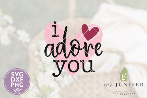 I Adore You SVG | Valentine's Day SVG | Valentines Sign SVG SVG LilleJuniper 