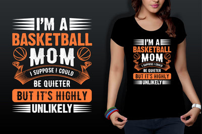 i am a basketball mom i suppose i could be quieter but its highly unlikely svg SVG nirmal108roy 