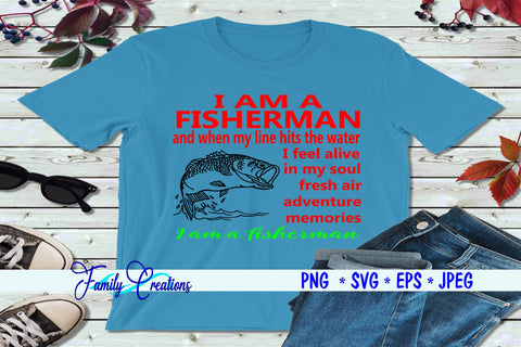 I Am a Fisherman SVG Family Creations 