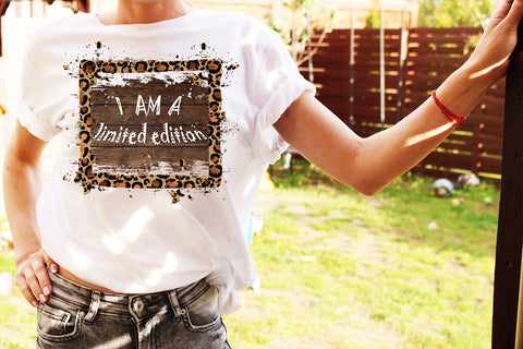 I am a limited edition sublimation PNG, Designs Downloads, Vintage Sublimations,retro shirt design,Leopard print clipart,Retro sublimations, Sublimation ArtStudio 
