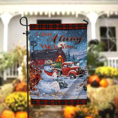 I Am Always With You Garden Flag - 12x18 Garden Flag Sublimation Design Download PNG File Instant Download Sublimation CaldwellArt 