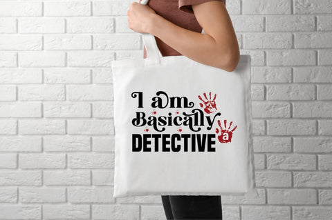 I am basically a detective SVG SVG DESIGNISTIC 